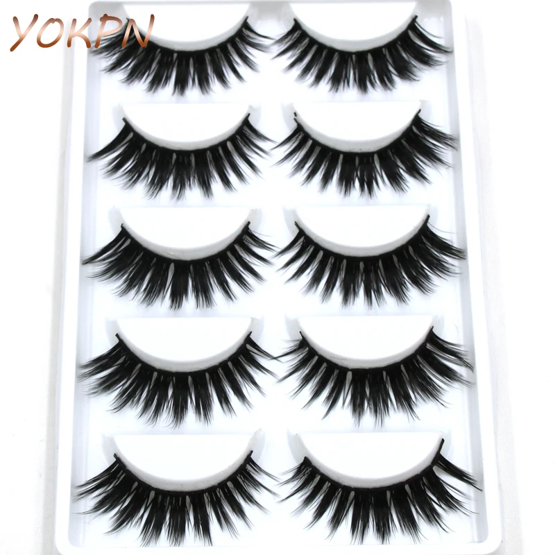 YOKPN A-9 Makeup Thick False Eyelashes Tool Art studio Makeup False Eyelashes Naturally Handmade Cross Fiber Holiday Eye Lashes
YOKPN A-9 Makeup Thick False Eyelashes Tool Art studio Makeup False Eyelashes Naturally Handmade Cross Fiber Holiday Eye Lashes