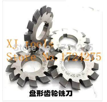 High quality HSS gear cutter modulus M1.25 1-8# 8pieces of a set of Pressure Angle of 20 degrees free shipping
High quality HSS gear cutter modulus M1.25 1-8# 8pieces of a set of Pressure Angle of 20 degrees free shipping