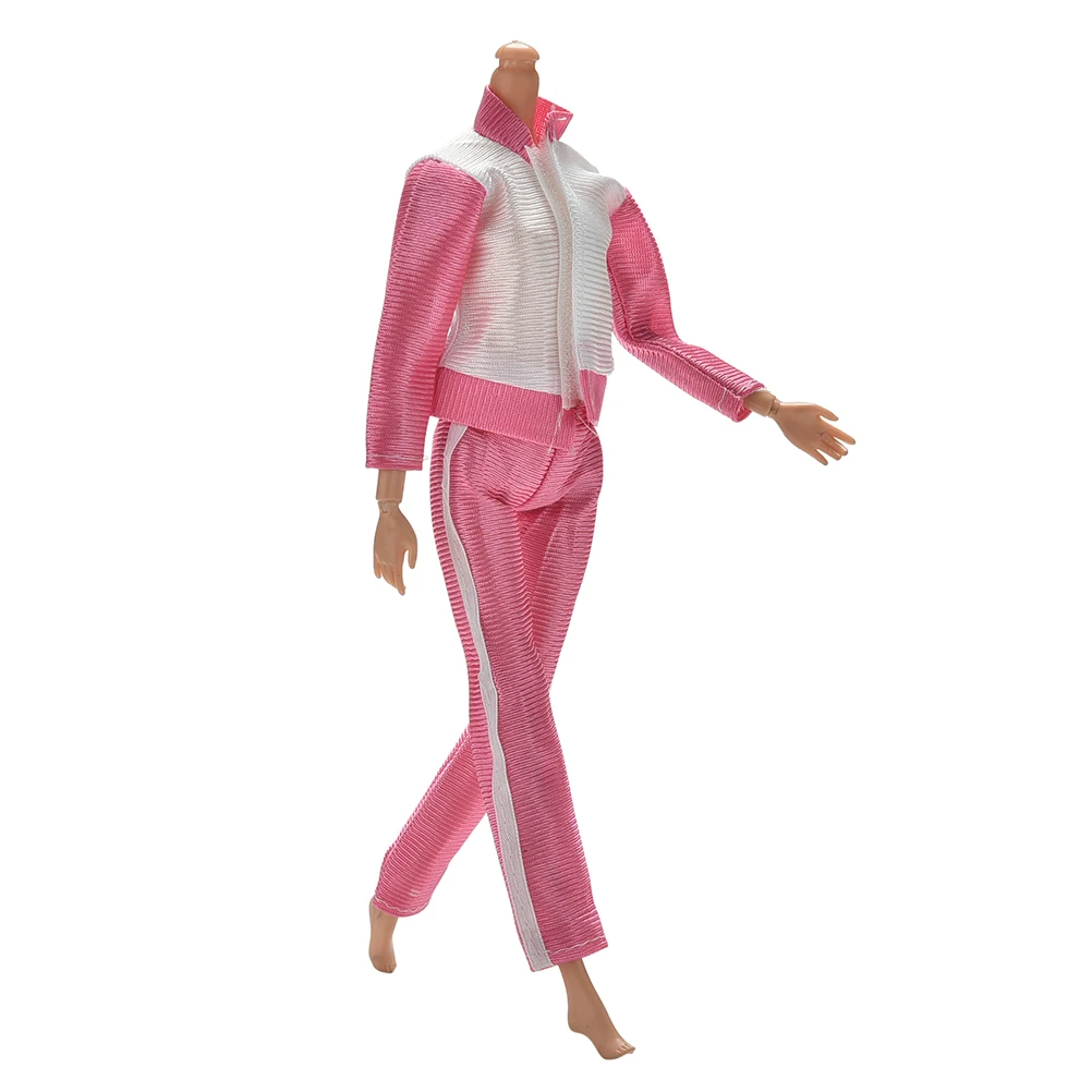 Handmade Sport Outfit Casual Wear Long Sleeves Blouse Trousers Suit Doll Clothes Suit For Doll Pink Color Coat Pants 2Pcs/Set
Handmade Sport Outfit Casual Wear Long Sleeves Blouse Trousers Suit Doll Clothes Suit For Doll Pink Color Coat Pants 2Pcs/Set