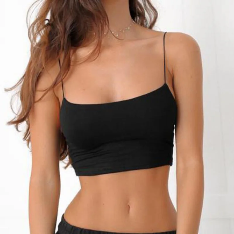 Women Crop top Ladies Beach Summer Sling Sexy Fashion Clubwear Solid Camisole Party Shirt Vest Spaghetti Strap
Women Crop top Ladies Beach Summer Sling Sexy Fashion Clubwear Solid Camisole Party Shirt Vest Spaghetti Strap
