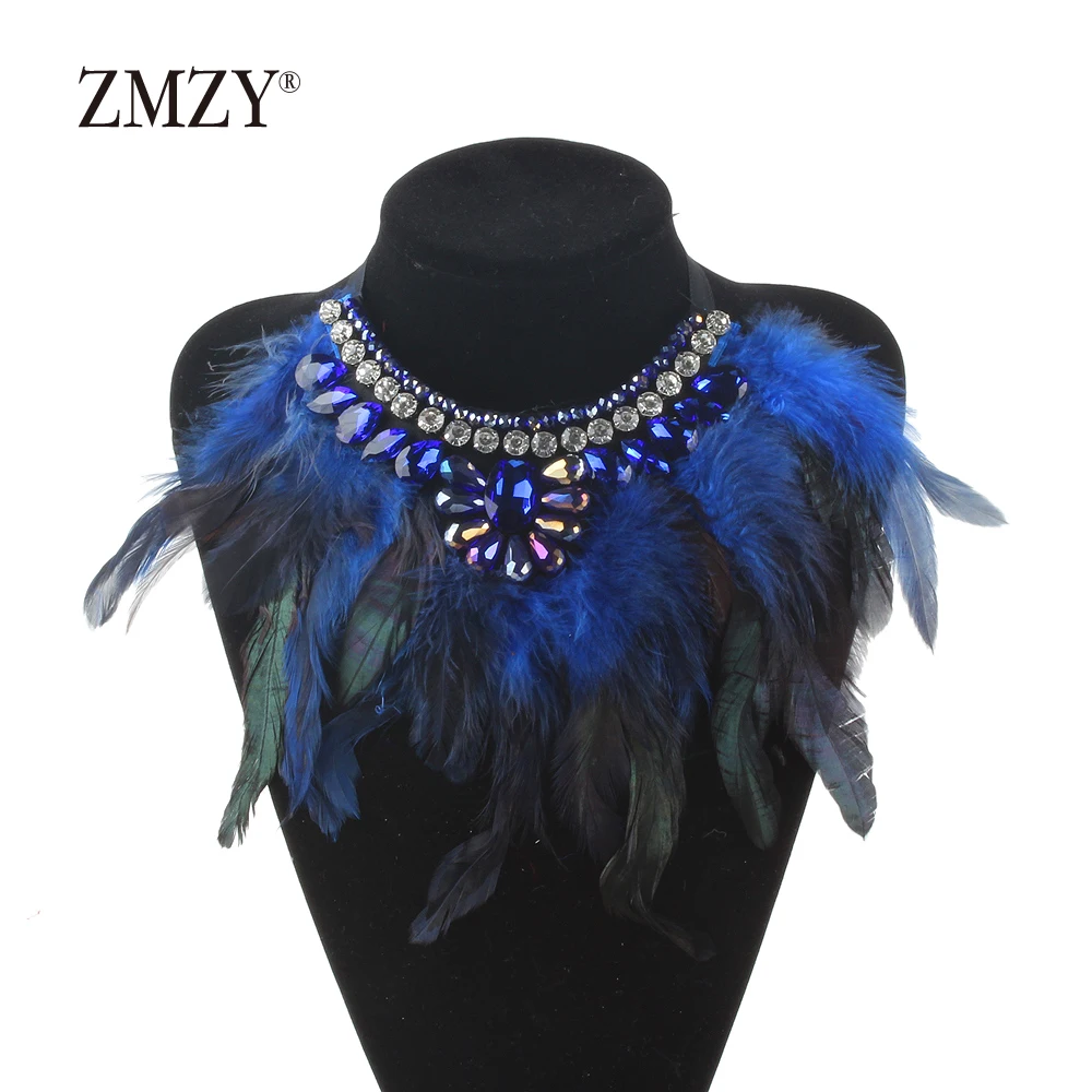 ZMZY New Crystal Maxi Flower Feather Women Rhinestone Pendant Ribbon Choker Bib Collar Necklace Wholesale Women
ZMZY New Crystal Maxi Flower Feather Women Rhinestone Pendant Ribbon Choker Bib Collar Necklace Wholesale Women