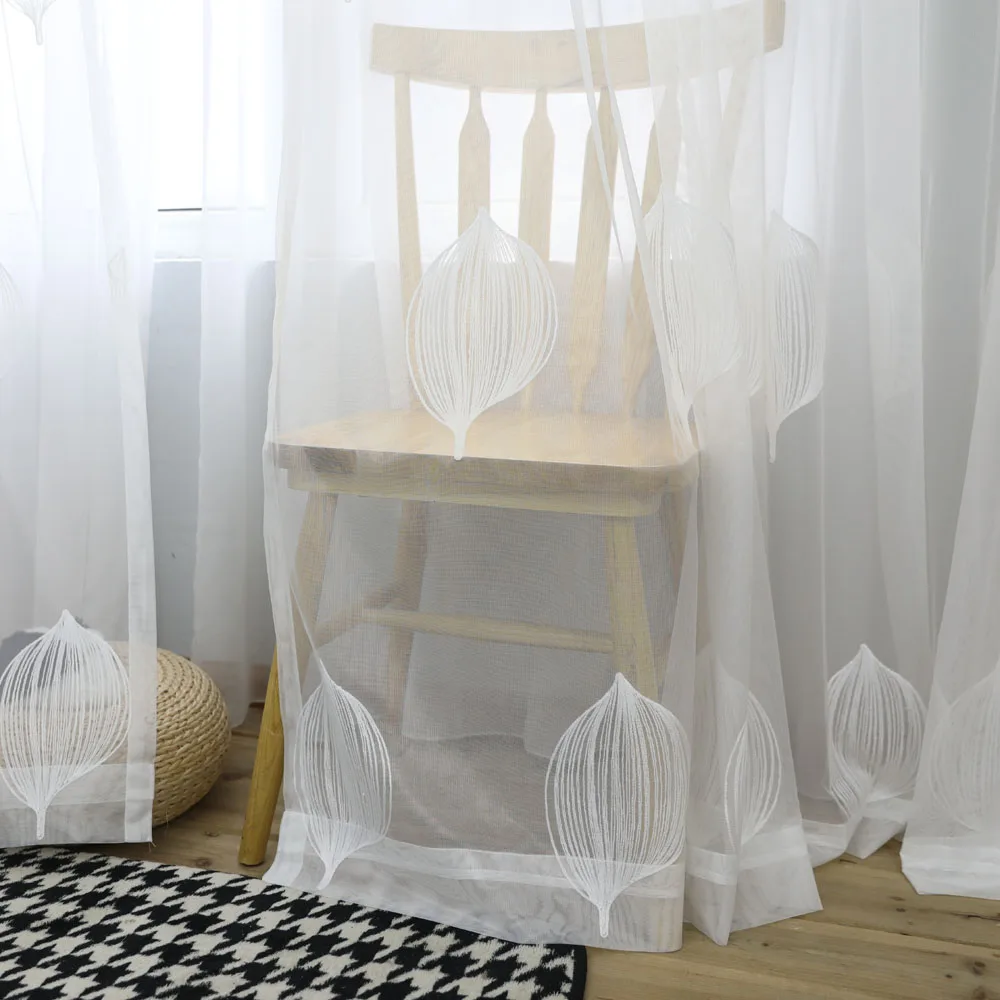 Tiyana Soild White Embroidery Tulle Curtain For Living Room Sheer Voile For Bedroom Transparent Panel Modern Home Decor p063&40
Tiyana Soild White Embroidery Tulle Curtain For Living Room Sheer Voile For Bedroom Transparent Panel Modern Home Decor p063&40