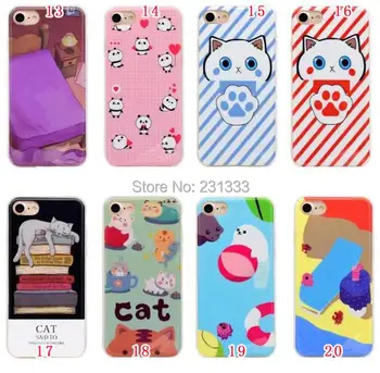 Cartoon Marble Soft TPU Case For Iphone 7 7Plus I7 6 Plus 6S I6 Cat Granite Rock Stone Cell Phone Cover Back Skin Fashion 100pcs
Cartoon Marble Soft TPU Case For Iphone 7 7Plus I7 6 Plus 6S I6 Cat Granite Rock Stone Cell Phone Cover Back Skin Fashion 100pcs