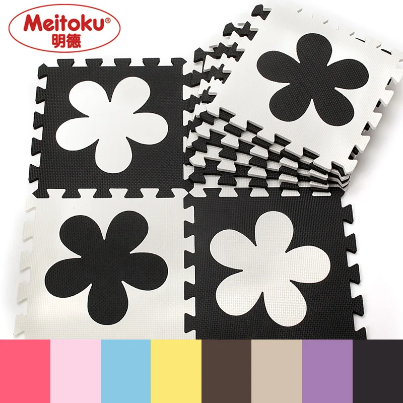 Meitoku Flower baby EVA foam play Puzzle mat / 10pcs/lot Interlocking floor mat,Each 32cmX32cmX1CM=12"X12" X3/8"
Meitoku Flower baby EVA foam play Puzzle mat / 10pcs/lot Interlocking floor mat,Each 32cmX32cmX1CM=12"X12" X3/8"
