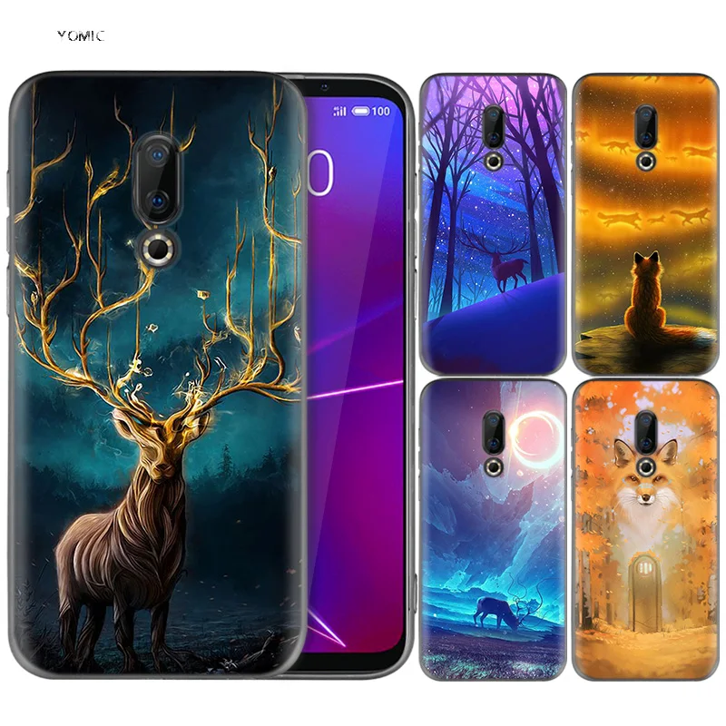 Silicone Case for Meizu 16 16th M6T Black Dark Coque Shell Cell Phone Tpu Cover Dull Polish Magical animal fox crane owl
Silicone Case for Meizu 16 16th M6T Black Dark Coque Shell Cell Phone Tpu Cover Dull Polish Magical animal fox crane owl
