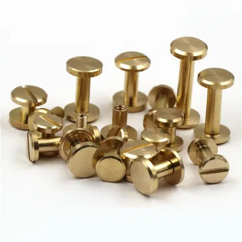AIJJU 4-20MM 50 Pcs Pure brass plane Screw Bag rivets DIY double flat rivets for leather Belt screw Dress Accessories
AIJJU 4-20MM 50 Pcs Pure brass plane Screw Bag rivets DIY double flat rivets for leather Belt screw Dress Accessories