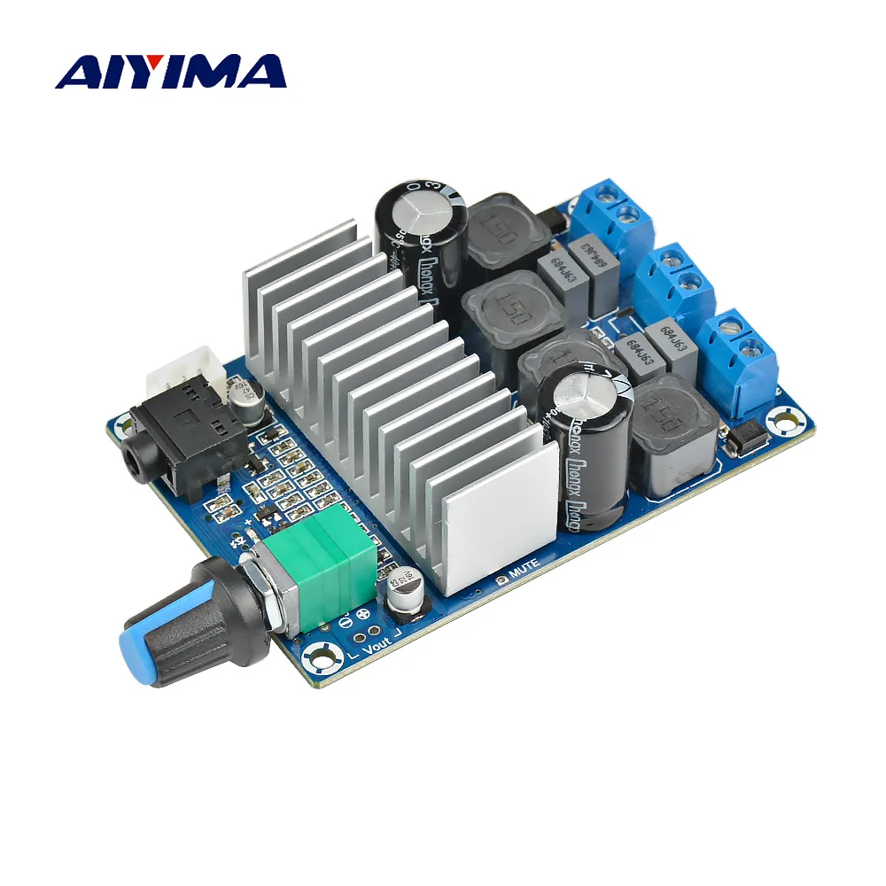 Aiyima TPA3116 2 0 цифровой усилитель доска Amplificador 50 Вт * Поддержка PBTL параллельный моно