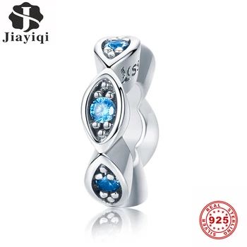 Jiayiqi Original DIY Charms 925 Sterling Silver Beads Blue Spacer Fit Bracelet Necklace For Women Luxury Jewelry Making Gift
Jiayiqi Original DIY Charms 925 Sterling Silver Beads Blue Spacer Fit Bracelet Necklace For Women Luxury Jewelry Making Gift