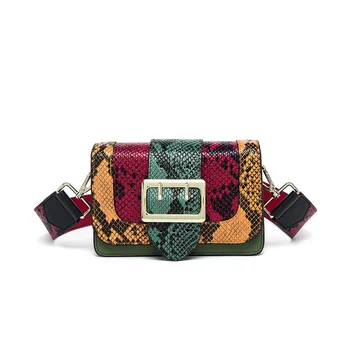 New cowhide split leather wide belt strap serpentine shoulder bag metal buckle design accordion side handbag color block
New cowhide split leather wide belt strap serpentine shoulder bag metal buckle design accordion side handbag color block