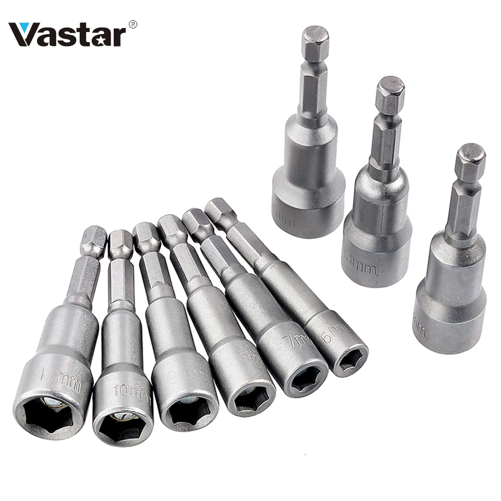 Vastar 1pc Quick Release Magnetic Screwdriver Bit Holder 1/4" Hex Shank 6mm-14mm Electric Screwdriver Sleeve Drill Bit Holders
Vastar 1pc Quick Release Magnetic Screwdriver Bit Holder 1/4" Hex Shank 6mm-14mm Electric Screwdriver Sleeve Drill Bit Holders