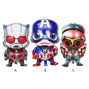 Lucky 50pcs/lot Captain America&Iron man&Hunting wild goose Balloon Cartoon Foil Air Balloons Birthday Party Decorations Globos
Lucky 50pcs/lot Captain America&Iron man&Hunting wild goose Balloon Cartoon Foil Air Balloons Birthday Party Decorations Globos