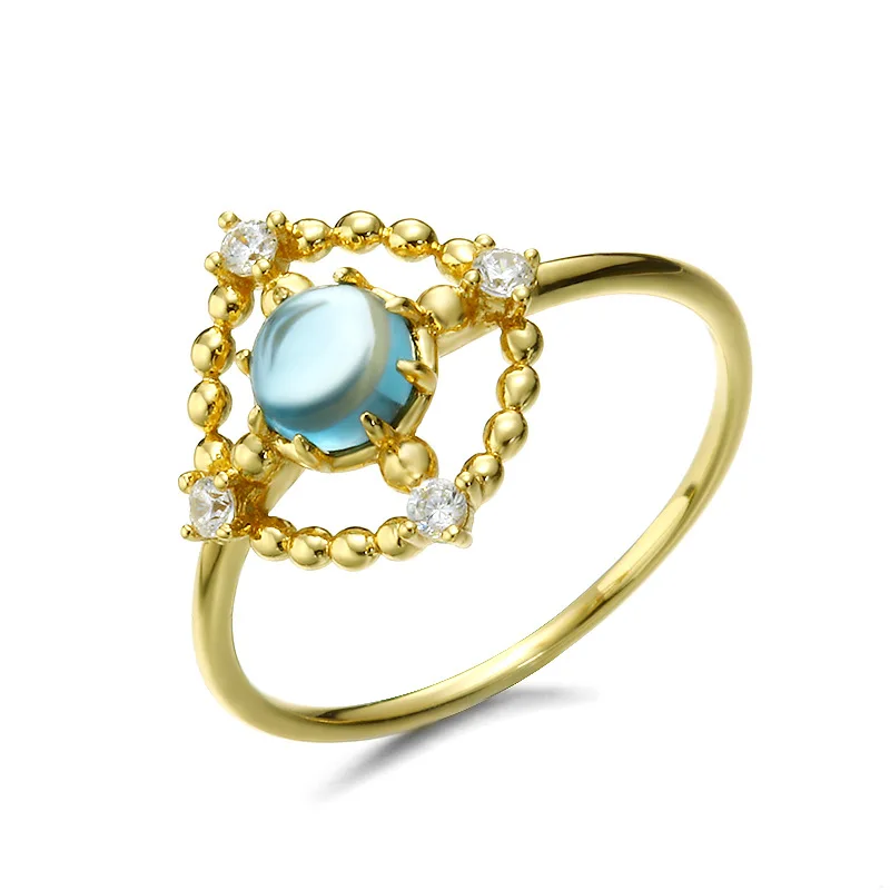 Bohemia 9K Pure Real Gold London Blue Topaz Rings for Women Girl Fancy Genuine Gemstone Zircon Bands Anniversary Jewelry Gift
Bohemia 9K Pure Real Gold London Blue Topaz Rings for Women Girl Fancy Genuine Gemstone Zircon Bands Anniversary Jewelry Gift