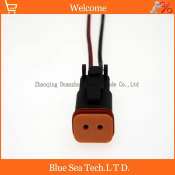 Sample,5 PCS Deutsch DT06-2S 2Pin Engine/Gearbox waterproof electrical connector with cable for car,bus,motor,truck etc.
Sample,5 PCS Deutsch DT06-2S 2Pin Engine/Gearbox waterproof electrical connector with cable for car,bus,motor,truck etc.
