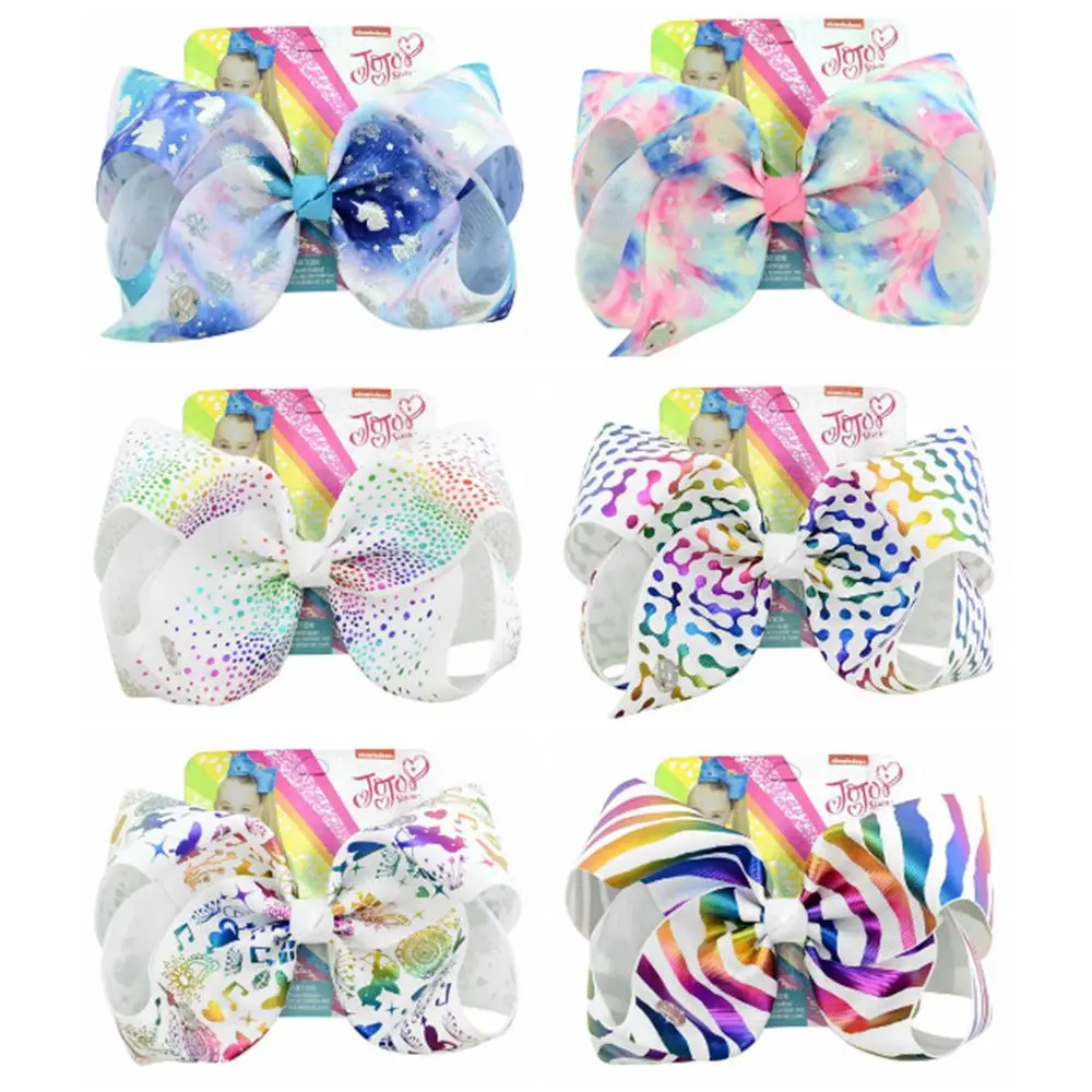 8'' Cartoon Large Hair Bow With Alligator Clip Girl Bowknot Large Rainbow Hairbows Kids Fashion Hair Accessories Gifts For Kids
8'' Cartoon Large Hair Bow With Alligator Clip Girl Bowknot Large Rainbow Hairbows Kids Fashion Hair Accessories Gifts For Kids