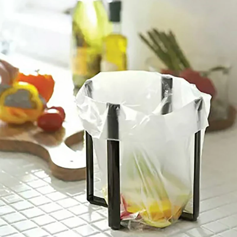Folding Garbage Bag Holder Kitchen Simple Creative Iron Vertical Trash Rack Rubbish Bag Storage Rack Multi-function Cup Holder
Folding Garbage Bag Holder Kitchen Simple Creative Iron Vertical Trash Rack Rubbish Bag Storage Rack Multi-function Cup Holder