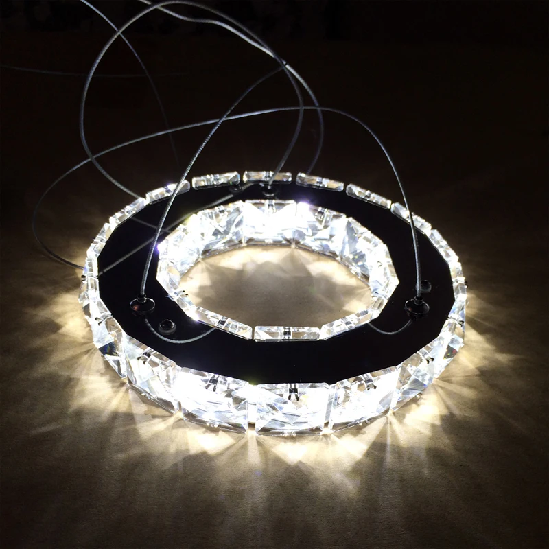 Silver Crystal Ring LED Chandelier Crystal Lamp / Light / Lighting Fixture Modern LED Circle Light used for Ceiling 20cm
Silver Crystal Ring LED Chandelier Crystal Lamp / Light / Lighting Fixture Modern LED Circle Light used for Ceiling 20cm