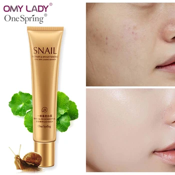 ONE SPRING Snail face cream whitening brighten moisturizing hide pores beauty Concealer Cream skin care Makeup Foundation Primer
ONE SPRING Snail face cream whitening brighten moisturizing hide pores beauty Concealer Cream skin care Makeup Foundation Primer