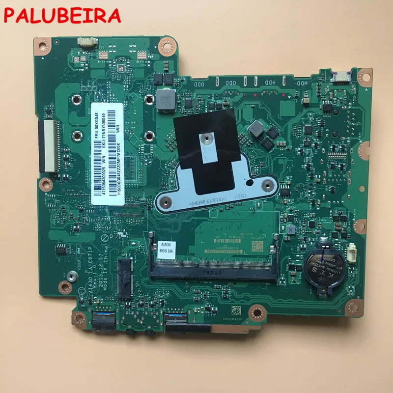 PALUBEIRA LA-C671P Main board Fit For Lenovo S200Z C2000 Motherboard AIA30 IBSWSC 03T7441 100% tested fully work
PALUBEIRA LA-C671P Main board Fit For Lenovo S200Z C2000 Motherboard AIA30 IBSWSC 03T7441 100% tested fully work