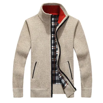 Men's Sweaters Autumn Winter Warm Thick Velvet Sweater Jackets Cardigan Coats Male Clothing Casual Knitwear US Size XS-XL
Men's Sweaters Autumn Winter Warm Thick Velvet Sweater Jackets Cardigan Coats Male Clothing Casual Knitwear US Size XS-XL