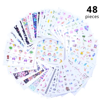 48pcs Cartoon Plant Flower Nail Art Water Transfer Stickers Foils Watermark Decals DIY Beauty Nail Supplies
48pcs Cartoon Plant Flower Nail Art Water Transfer Stickers Foils Watermark Decals DIY Beauty Nail Supplies