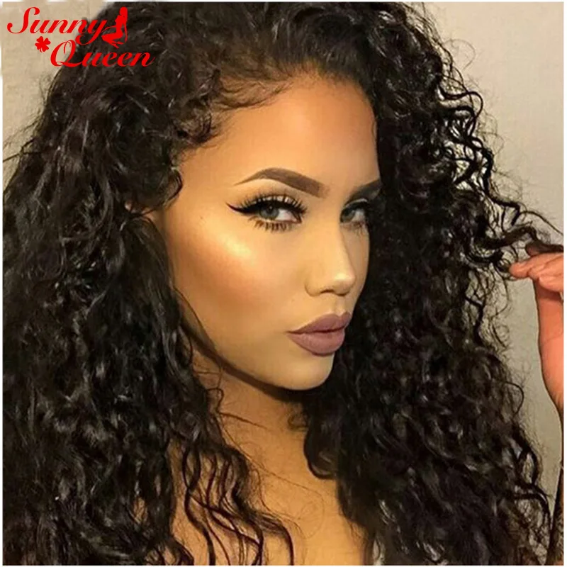 360 Lace Wigs 8A Brazilian Virgin Hair Deep Wave Full Lace Human Hair Wigs 180% Density Lace Front Human Hair Wigs Pre Plucked