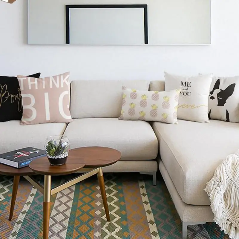 Nordic Decoration Home Dog Cushion Cover Puppy Gold Pineapple English Letter Modern Minimalist Throw Pillow Cases For Sofa Chair
Nordic Decoration Home Dog Cushion Cover Puppy Gold Pineapple English Letter Modern Minimalist Throw Pillow Cases For Sofa Chair