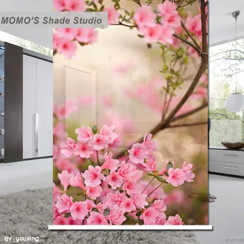 MOMO Blackout Floral Window Curtains Roller Shades Blinds Thermal Insulated Fabric Custom Size, Alice 402
MOMO Blackout Floral Window Curtains Roller Shades Blinds Thermal Insulated Fabric Custom Size, Alice 402
