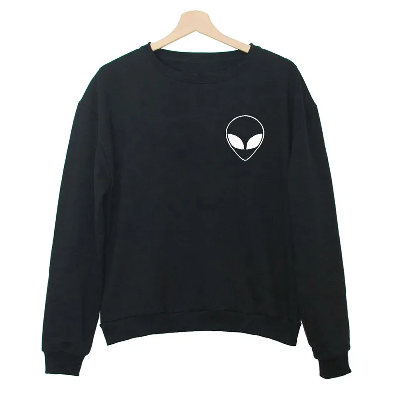 Alien print solid Hoodies Sweatshirts 2019 Women Casual Kawaii Harajuku new Sweat Punk for Girls Clothing European Tops Korean
Alien print solid Hoodies Sweatshirts 2019 Women Casual Kawaii Harajuku new Sweat Punk for Girls Clothing European Tops Korean