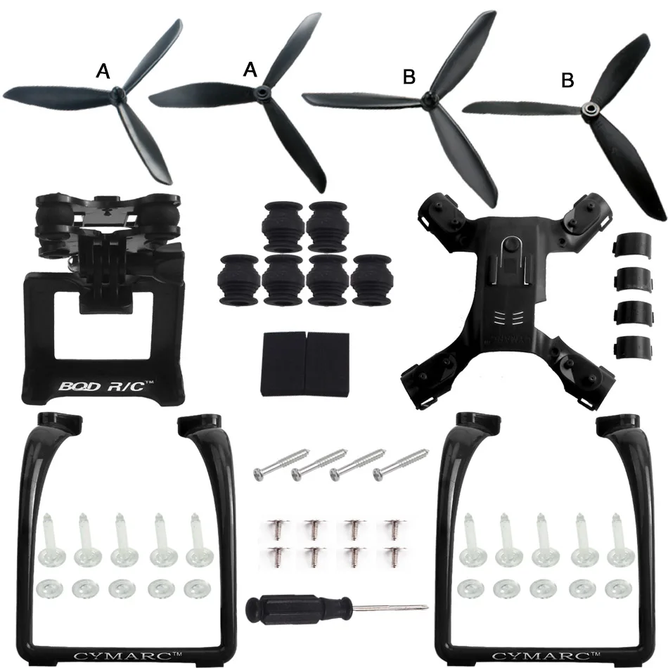 MJX BUG2 B2C B2W Upgrade DIY Part Set Including high Landing Gear+ Sport Camera Mount Gimbal+ Body Paddle + Triangle Propellers
MJX BUG2 B2C B2W Upgrade DIY Part Set Including high Landing Gear+ Sport Camera Mount Gimbal+ Body Paddle + Triangle Propellers