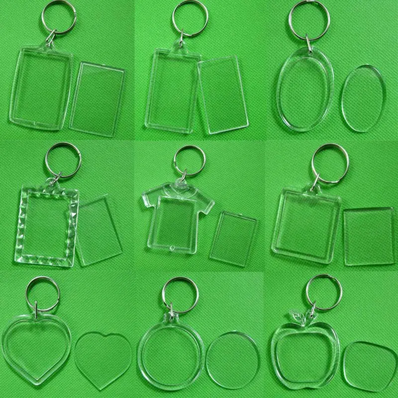 Rectangle Round Heart Transparent Blank Acrylic Insert Photo Picture Frame Keyring Keychain DIY Split Ring Key Chain Gift
Rectangle Round Heart Transparent Blank Acrylic Insert Photo Picture Frame Keyring Keychain DIY Split Ring Key Chain Gift