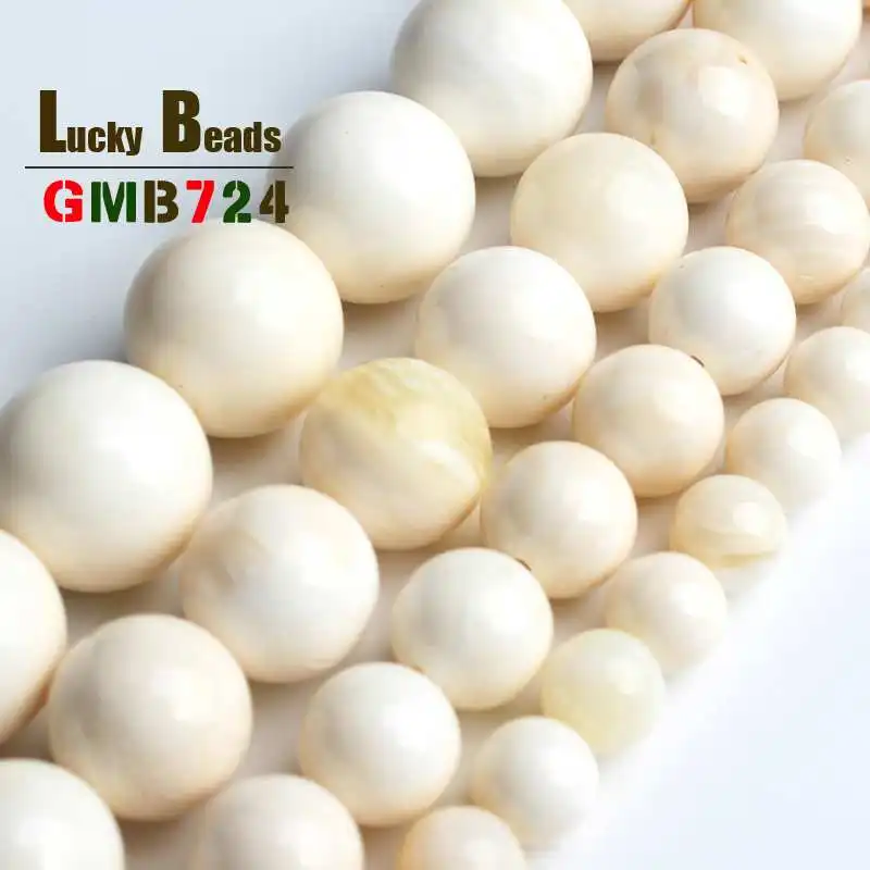 Round Ivory Shell Beads White Loose Spacer Stone Beads For Jewelry DIY Making Bracelets Necklace Pick Size 6/8/10/12mm 15 Inches
Round Ivory Shell Beads White Loose Spacer Stone Beads For Jewelry DIY Making Bracelets Necklace Pick Size 6/8/10/12mm 15 Inches