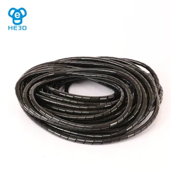 HE3D Reprap 3d printer diameter 8mm black envelope tube wire insulation tube bobbin wire roll finishing durable,12m length 
HE3D Reprap 3d printer diameter 8mm black envelope tube wire insulation tube bobbin wire roll finishing durable,12m length