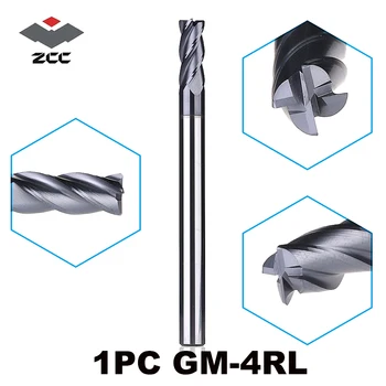 1PC ZCC.CT GM-4RL D6.0-D16.0 4 flute bull nose endmill square head with radius end mills extra long shank milling cutters
1PC ZCC.CT GM-4RL D6.0-D16.0 4 flute bull nose endmill square head with radius end mills extra long shank milling cutters