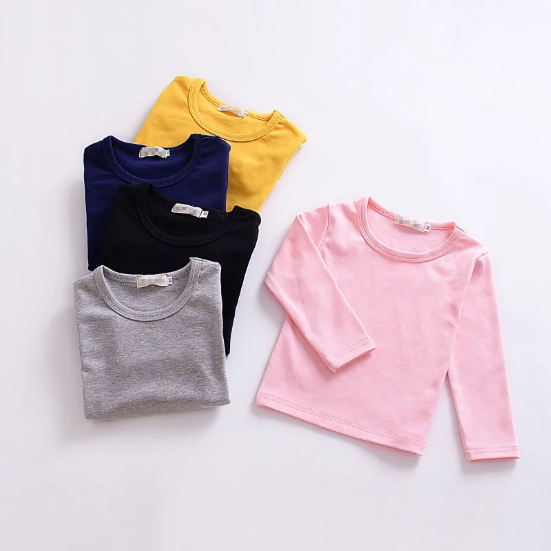 Spring Autumn Baby Girl T-shirt Clothing Long Sleeve Solid Casual O-Neck T-shirts Tees Tops For Kids
Spring Autumn Baby Girl T-shirt Clothing Long Sleeve Solid Casual O-Neck T-shirts Tees Tops For Kids