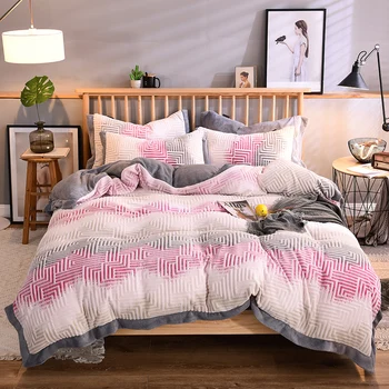 Fleece fabric Bedding set Queen King size Embossed Bed set Multicolor Duvet cover Bed sheet set juego de cama linge de lit
Fleece fabric Bedding set Queen King size Embossed Bed set Multicolor Duvet cover Bed sheet set juego de cama linge de lit