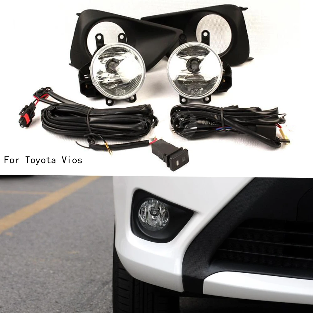 Car Fog Light Assembly Kit For Toyota VIOS 2014 2015 2016 12V Front Bumper Head Lamp Yellow Halogen Fog Light Kit
Car Fog Light Assembly Kit For Toyota VIOS 2014 2015 2016 12V Front Bumper Head Lamp Yellow Halogen Fog Light Kit