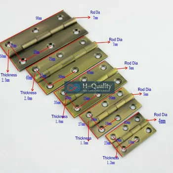Free Bronze Screws 10PCS/Lot Antique Bronze Door Hinge 3.5 Inch (90MM) Length Solid Bronze Door Hardware Antique Bronze Color
Free Bronze Screws 10PCS/Lot Antique Bronze Door Hinge 3.5 Inch (90MM) Length Solid Bronze Door Hardware Antique Bronze Color
