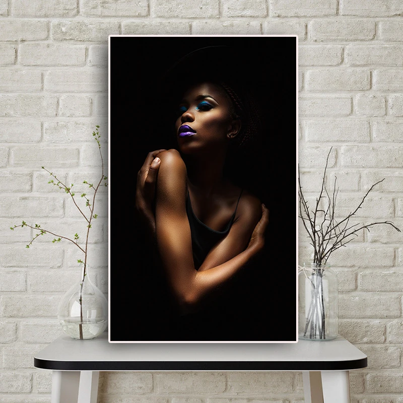 HD Prints Nordic Style Pictures Home Wall Sexy African Model Poster Modular Painting Canvas Artwork for Living Room Decoration
HD Prints Nordic Style Pictures Home Wall Sexy African Model Poster Modular Painting Canvas Artwork for Living Room Decoration