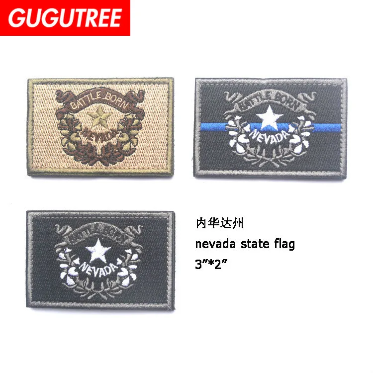 GUGUTREE embroidery HOOK&LOOP Nevada flag patch state flag patches badges applique patches for clothing AD-327
GUGUTREE embroidery HOOK&LOOP Nevada flag patch state flag patches badges applique patches for clothing AD-327