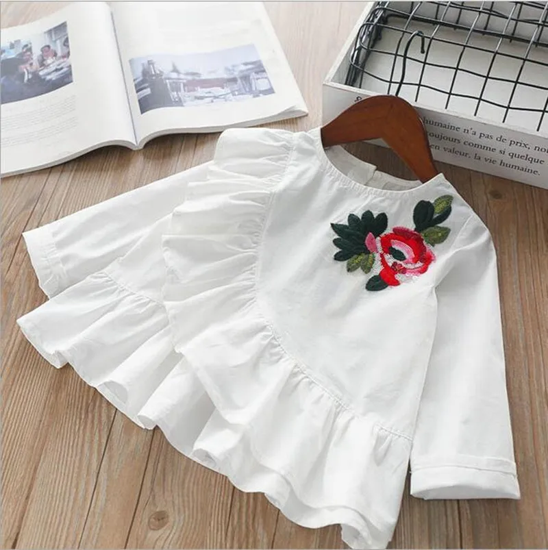 white blouse for girls shirt ruffles long sleeve cotton fashion kids top baby clothes korean school children clothing
white blouse for girls shirt ruffles long sleeve cotton fashion kids top baby clothes korean school children clothing