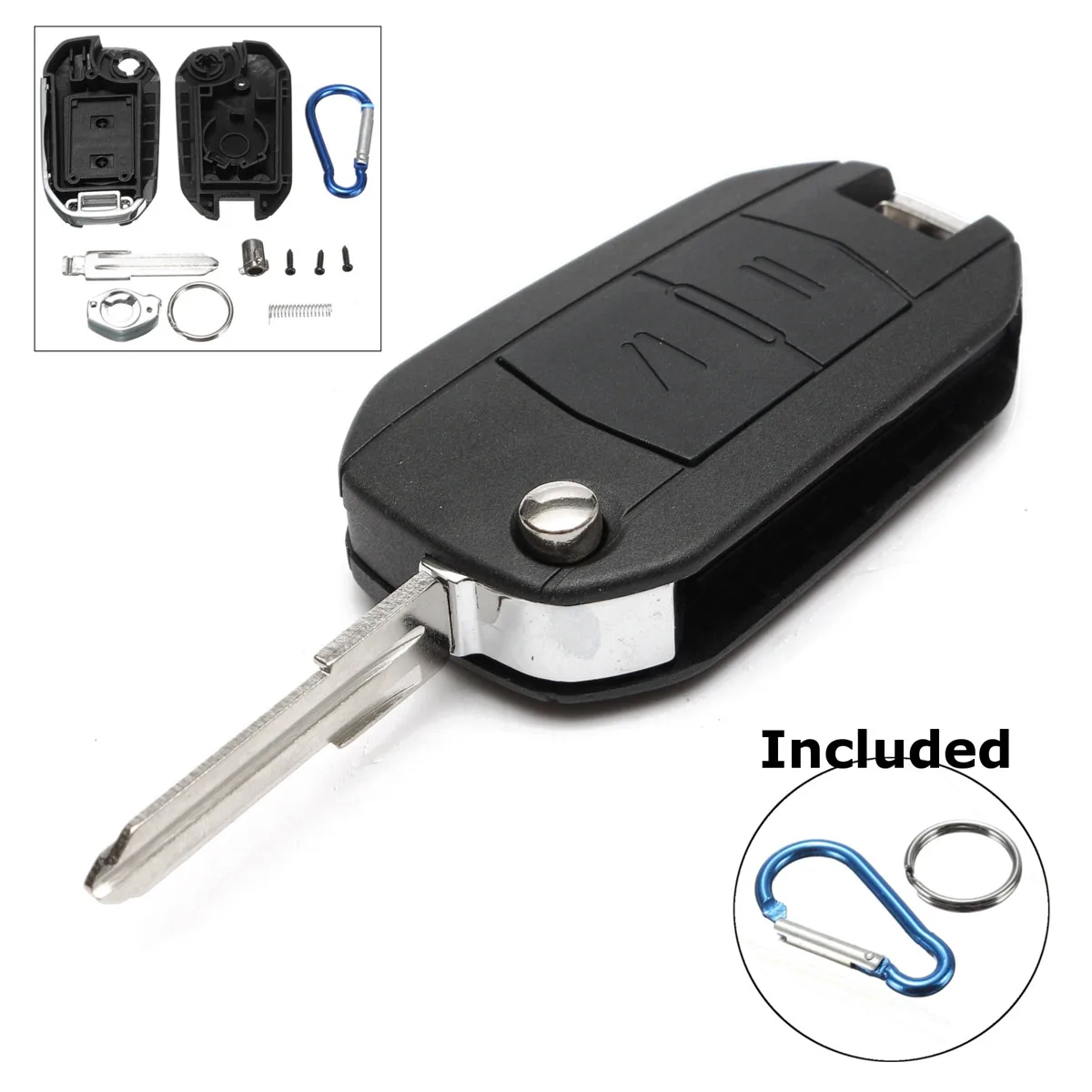2 Buttons Car Remote Key FOB Case Shell W/ Keychain For VAUXHALL OPEL CORSA C MERIVA
2 Buttons Car Remote Key FOB Case Shell W/ Keychain For VAUXHALL OPEL CORSA C MERIVA
