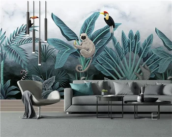 Beibehang Custom photo 3d wallpaper hand-painted tropical rainforest HD animal background wall decorative painting 3d wallpaper
Beibehang Custom photo 3d wallpaper hand-painted tropical rainforest HD animal background wall decorative painting 3d wallpaper