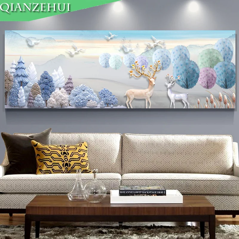 QIANZEHUI,Diamond Embroidery,Round Diamond Elk decoration draw Full rhinestone 5D Diamond painting cross stitch,needlework
QIANZEHUI,Diamond Embroidery,Round Diamond Elk decoration draw Full rhinestone 5D Diamond painting cross stitch,needlework