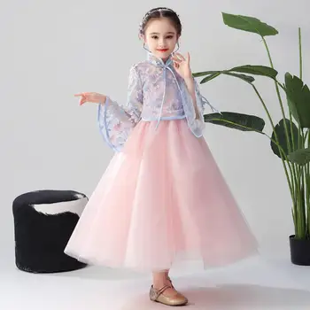 Baby Girl's Hanfu dress 2019 Summer Children's Chinese Style Improved Costume Dresses Sets Modis Kids Clothes Vestidos Y1575
Baby Girl's Hanfu dress 2019 Summer Children's Chinese Style Improved Costume Dresses Sets Modis Kids Clothes Vestidos Y1575