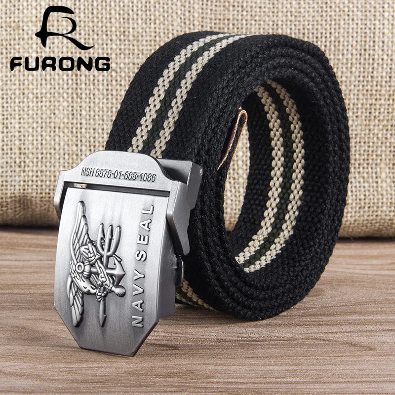 FURONG Canvas Belt For Men US Navy Seal Man Belts Tactical Buckle High Quality FOR Men'S Jeans Industrial Belt R053
FURONG Canvas Belt For Men US Navy Seal Man Belts Tactical Buckle High Quality FOR Men'S Jeans Industrial Belt R053