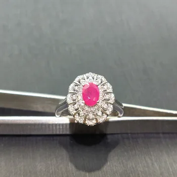 FLZB , 100% natural luxury ruby gemstone ring oval 4*6mm in 925 sterling silver with gold plated beautiful ring gift for lady 
FLZB , 100% natural luxury ruby gemstone ring oval 4*6mm in 925 sterling silver with gold plated beautiful ring gift for lady