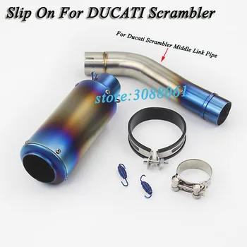 Slip On For Ducati Scrambler Motorcycle Full System Exhaust Pipe Middle Tube Link Pipe Motorbike Muffler For DUCATI Scrambler
Slip On For Ducati Scrambler Motorcycle Full System Exhaust Pipe Middle Tube Link Pipe Motorbike Muffler For DUCATI Scrambler
