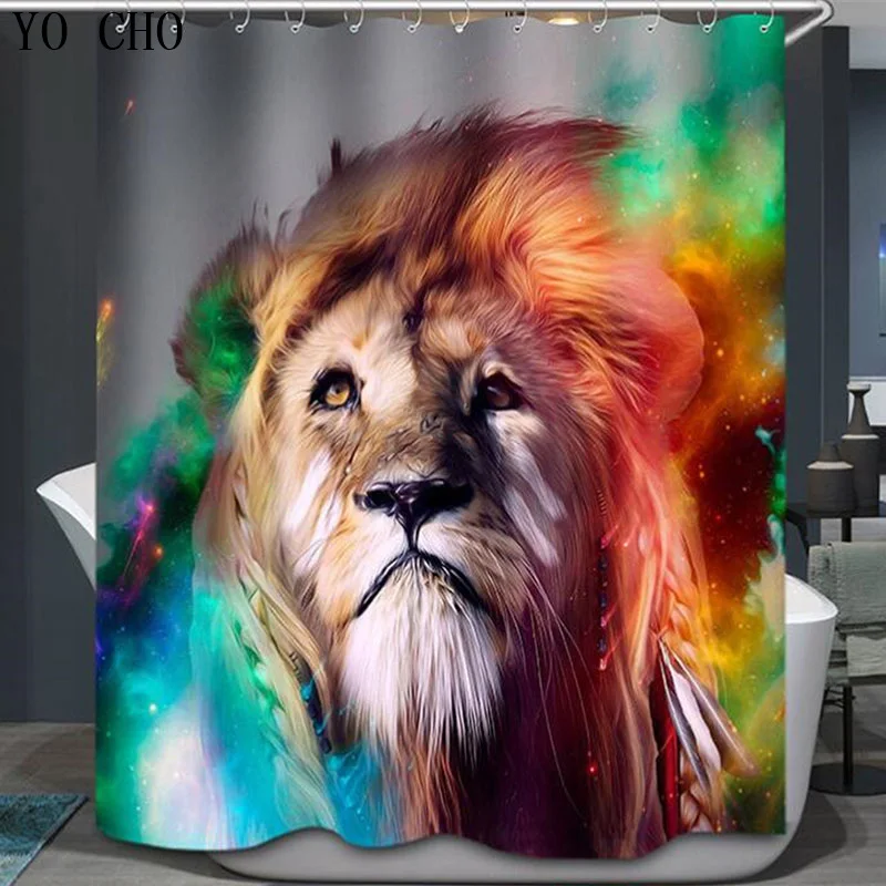 High Quality Modern Waterproof douche gordijn 3D Multicolored Lions Shower Curtain Bathroom Curtain tiger curtains for bath room
High Quality Modern Waterproof douche gordijn 3D Multicolored Lions Shower Curtain Bathroom Curtain tiger curtains for bath room