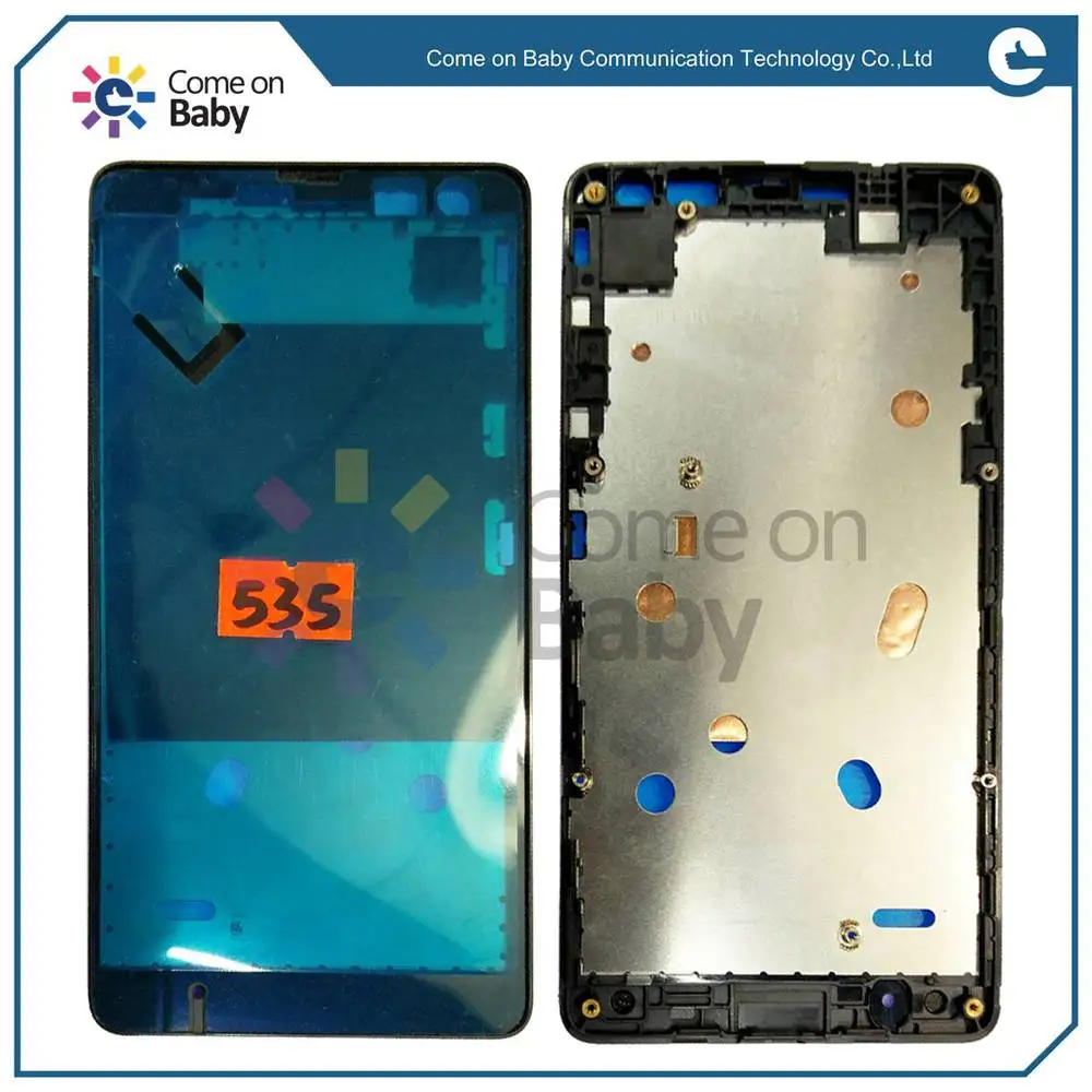 NOK0350 NEW Original Housing Front Frame With 3M Adhesive Glue for Lumia 535 (7)
