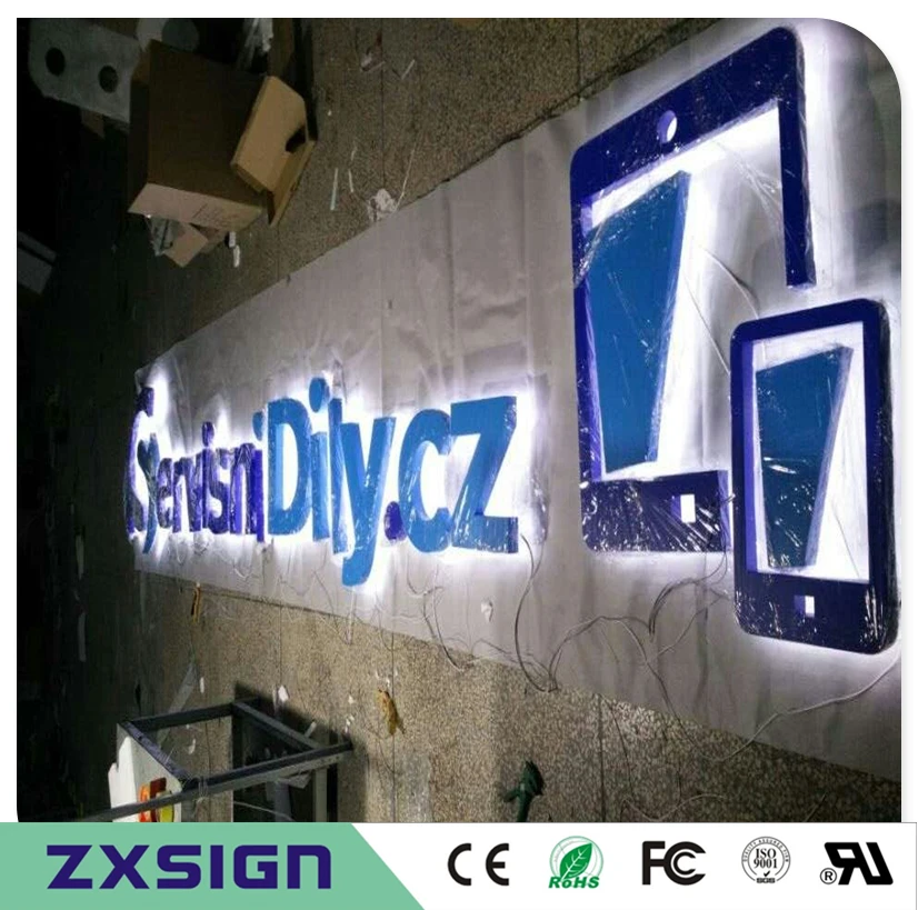 Factory Outlet 304# Stainless steel LED Back lit 3D letter sign logo for outdoor advetising in powdered and painted in colors
Factory Outlet 304# Stainless steel LED Back lit 3D letter sign logo for outdoor advetising in powdered and painted in colors